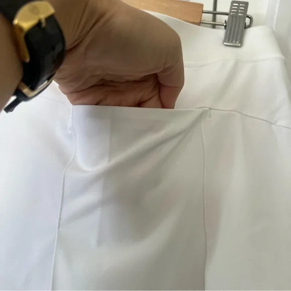 NWT RLX Ralph Lauren White Mini Pleated Tennis Skirt Skort Women's Sz L - Picture 5 of 12